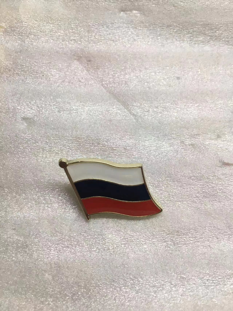 Russia Wavy Lapel Pin