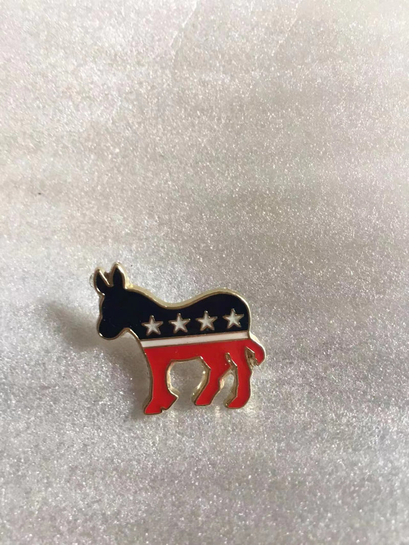 Democrat Logo Lapel Pin