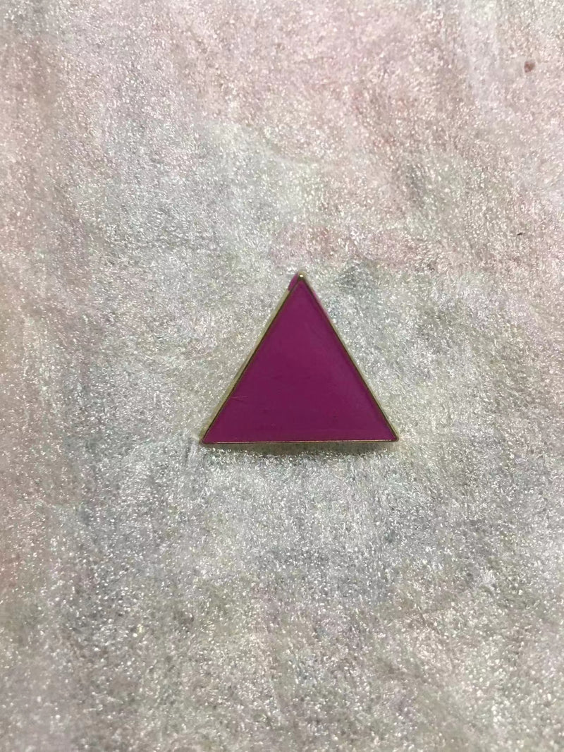 Pink Triangle Lapel Pin