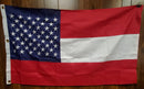 1st National USA Stars and Bars Friendship 3'X5' Embroidered Flag ROUGH TEX® 600D 2Ply Nylon