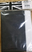 BLACKOUT UNITED KINGDOM UK BLACK 3’X5’ 68D NYLON FLAG ENGLAND Mourning Banner Queen Elizabeth