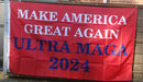 Make America Great Again Ultra MAGA 2024 3'x5' Flag 100D Trump Won