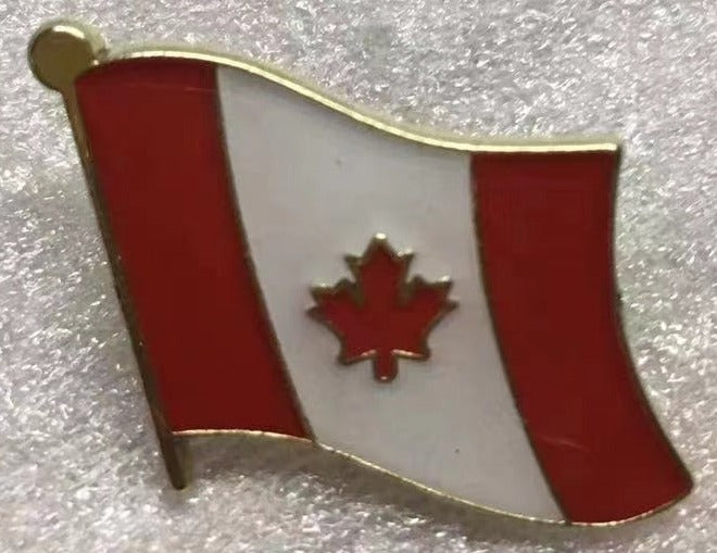 Canada Wavy Lapel Pin