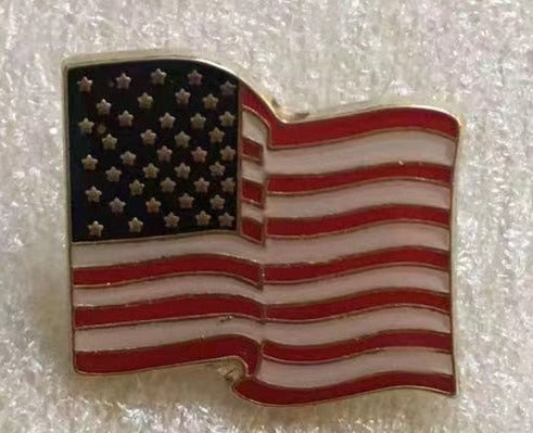 USA Waving Lapel Pin