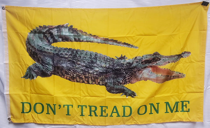Don't Tread On Me Live Gator 3'X5' Flag ROUGH TEX® 100D