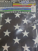 We All Have Your Six Police Law USA Memorial 3'X5' Flag ROUGH TEX® 100D American Blue Line