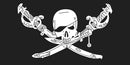 Jolly Roger Brethern of the Coast Pirate Bumper Sticker