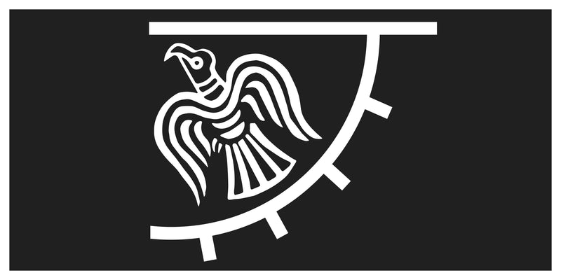 Viking Raven Black Bumper Sticker