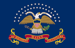Maine 20th 3'x5' Embroidered Flag ROUGH TEX® 600D Oxford Nylon
