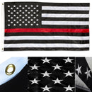 United States Fire Department Memorial Nylon EMBROIDERED 12"x18" Flag ROUGH TEX® 600D