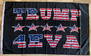 Trump 4EVA Forever Trump Won Double Sided 3'X5' Rough Tex® 100D