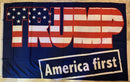 Trump America First Flag 12"X18" 100D ROUGH TEX ®