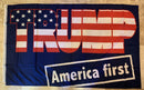Trump America First Rough Tex® 68D Nylon 4'X6' Flag