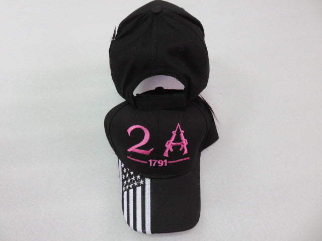 2A 1791 USA Pink Black Cap