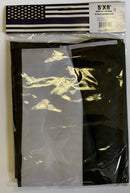 US Police Memorial Thin Blue Line 5'X8' Flag Rough Tex ® 68D Nylon