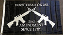2ND AMENDMENT M4 RIFLE DON'T TREAD FLAG 3X5 POLYESTER