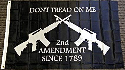2ND AMENDMENT M4 RIFLE DON'T TREAD FLAG 3X5 POLYESTER