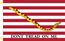 1st Navy Jack Don't Tread On Me 3'X5' Flag Rough Tex® 68D Nylon