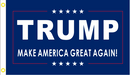 Stick Flags TRUMP IV M A G A - 12x18 Rough Tex ®