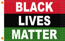 Black Lives Matter Official African American Pan-African Flag 2'x3'- Rough Tex® 100D