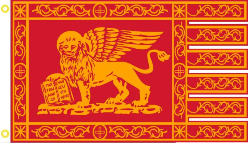 FLAG OF MOST SERENE REPUBLIC OF VENICE 2'X3' Flag Rough Tex® 100D