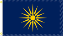 2'X3' 100D GREEK MACEDONIA FLAG