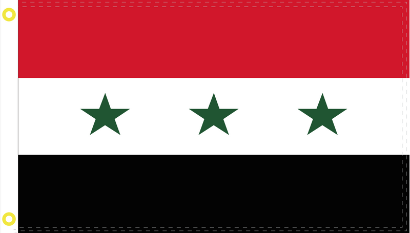Iraq 1963-1991  Flag Rough Tex ® 2'x3' 100D