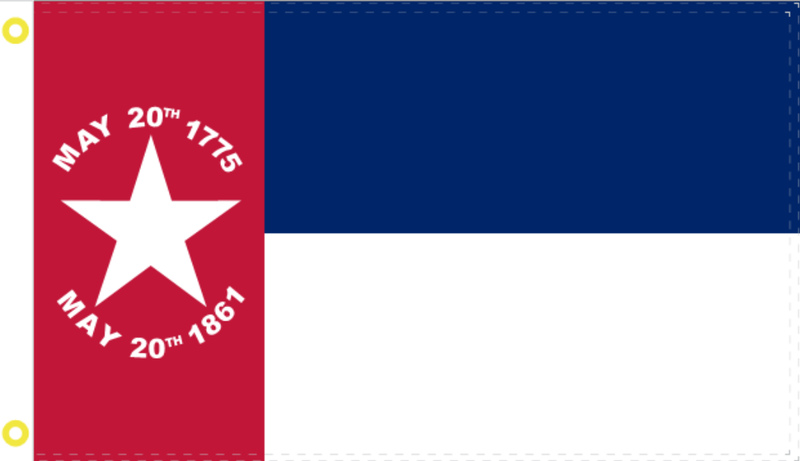 NC North Carolina Republic 2'X3' Flag Rough Tex ® 100D