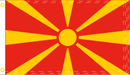 2'X3' 100D NORTH MACEDONIA FLAG