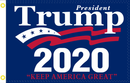 2'X3' 100D TRUMP 2020 (KEEP AMERICA GREAT) FLAG