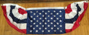 2'x4' American Flag Fan Embroidered Stars Nylon Premium