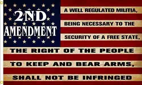 2nd Amendment 3'X5' Flag ROUGH TEX® 100D