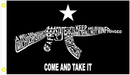 2nd Amendment AK 47 3'X5' Flag ROUGH TEX® 100D Come & Take It