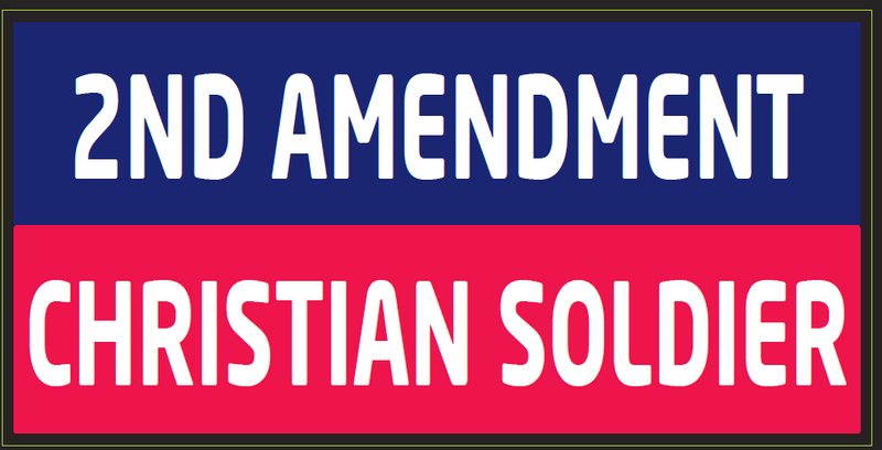 2nd Amendment Christian Soldier Bumper Sticker