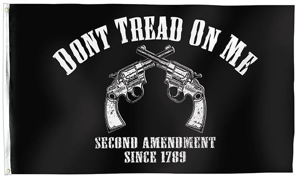 2nd Amendment Don't Tread On Me Since 1789 Revolvers Bumper Sticker