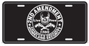 2nd Amendment Live Free 1789 Embossed License Plate