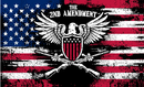 2nd Amendment USA Eagle 3'x5' Nylon Flag ROUGH TEX® 68D