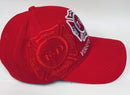Fire Department Red Cap First In Last Out Shadow FD Hat