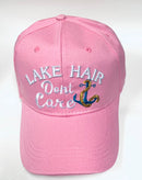 Lake Hair Don't Care Washed Pink Cap