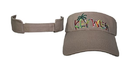 Key West Khaki With Palm Trees- Visor