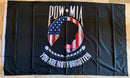 POW MIA You Are Not Forgotten USA Double Sided Rough Tex ® 100D 3'X5' Flag
