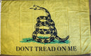 Gadsden Vintage Original (Don't Tread On Me) Flag With Grommets 12"×18" Rough Tex® 100D