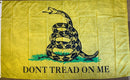 Gadsden Vintage Original (Don't Tread On Me) Flag With Grommets 12'X18' Rough Tex® 100D