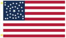 34th Medallion Union USA 3'X5' Flag ROUGH TEX® 100D American Union 1861