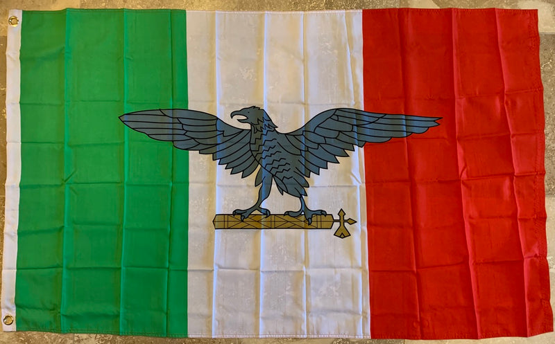 Italy War Flag Super Poly 3'x5' Flag WIth Grommets