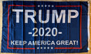 TRUMP 2020 KEEP AMERICA GREAT double sided BLUE 3'X5' Rough Tex ® Flags 100D