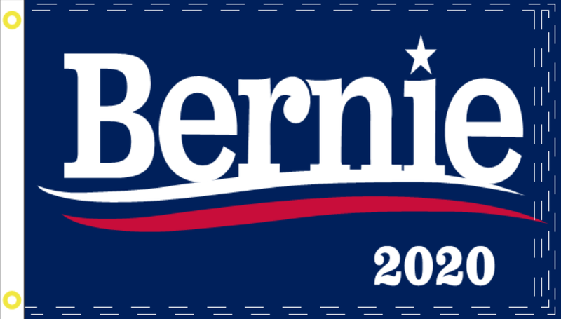 3'X5' 100D BERNIE FLAG DBL SIDED