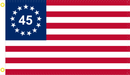 3'X5' 100D BETSY ROSS 45 FLAG