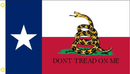 3'X5' 68D DONT TREAD ON ME TEXAS FLAG GADSDEN