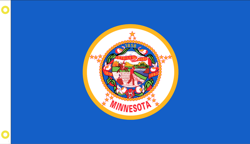 3'X5' 100D Minnesota State Flag Double Sided